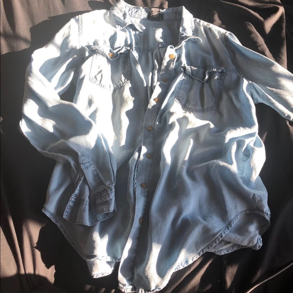 Wet Seal jean blouse